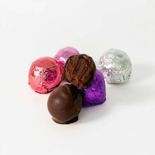 Trufas de chocolate de leche