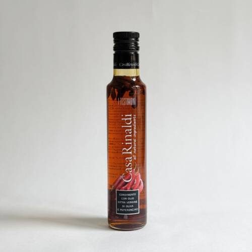 Aceite de oliva condimentado con peperoncino - Casa Rinaldi 250ml