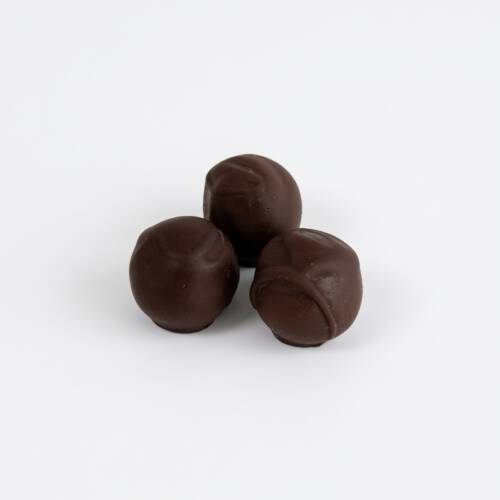 Trufas de chocolate oscuro