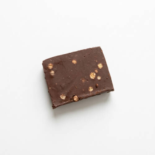 Turrón de chocolate con crocante (bocado)