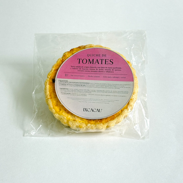Quiche de tomates personal