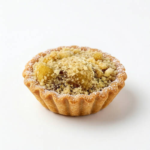 Mini apple crumble pie